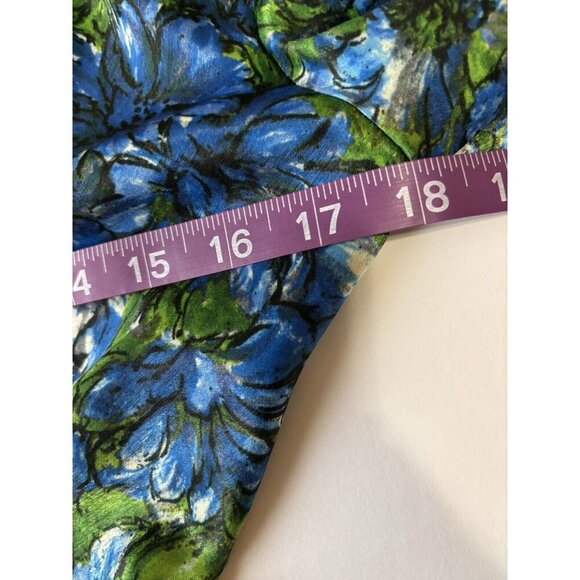 Vibrant Floral V-Neck Mini Dress - Picture 9 of 12